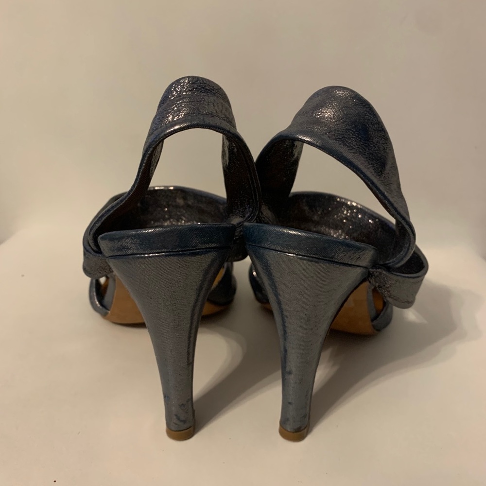 Metallic strappy heels - Picture 5 of 5